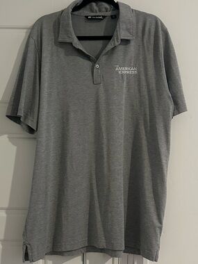 Travis Matthew American Express Men's Gray Polo Shirt